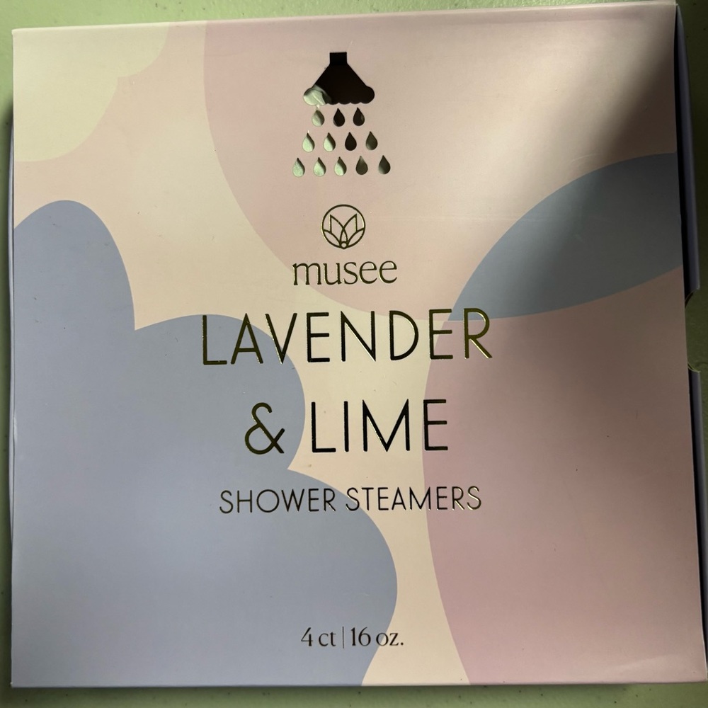 Musee Lavender & Lime Shower Steamers